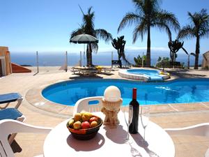 Ruhig gelegenes freistehendes Ferienhaus auf Teneriffa zu vermieten mit Pool SA