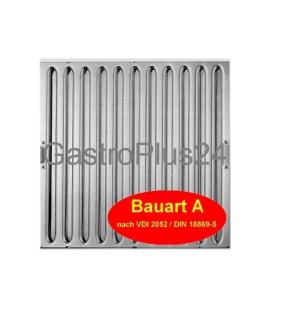 Flammschutzfilter 500 x 500 x 25 mm Typ A gemäss VDI 2052