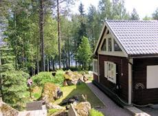 2 Ferienhäuser auf 4. 100 qm großen Grundstück Waldrandlage Seeblick von beiden