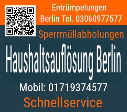 Pauschal Haushaltsauflösung Berlin