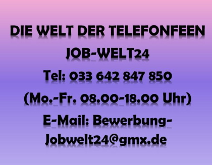 Telefonistin Heimarbeit Job - Verdienst bis 73 Cent/ Min. 43 20 Euro/ Std. - Neb