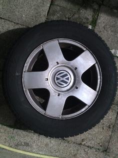 4 Sommerreifen incl Alufelge VW Felge 7mm fast neu