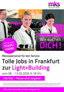 Studentenjobs w/m/d auf der Light Building in Frankfurt
