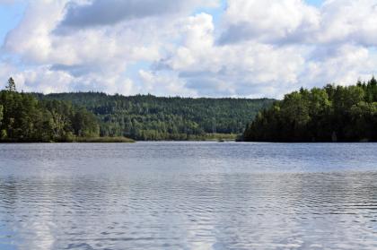 Schwedenhaus am See in Südschweden zu vermieten mit Boot 6 Personen nahe Göte