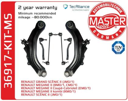 QUERLENKER SATZ RENAULT MEGANE II kombi KM0/ 1 MEGANE II BM0/ 1 CM0/ 1 SC