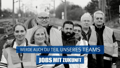 Mitarbeiter m/ w/ d zur Sicherung v. Gleisbaustellen in Essen