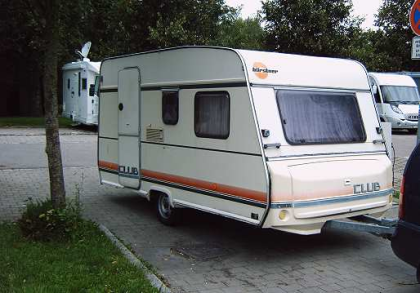 Kleiner Reisewohnwagen ab Memmingen im Allgäu