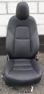 1456943-00-A x Beifahrersitz beheizt ohne Airbag PREM PUR BLK Tesla Modell 3