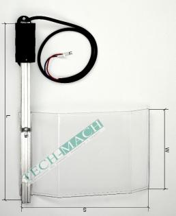 Maschinenschutz für Werkzeugmaschinen 180x260 L 400