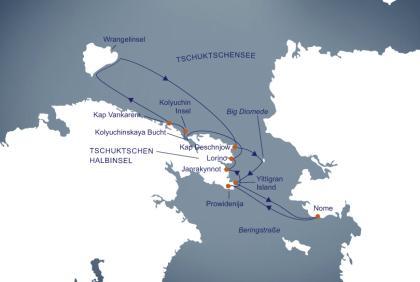 Reispartener MS Bremen Arktis Wrangel Insel hlbe Doppelkabine männlich