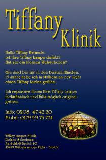 Tiffany Lampen Klinik in Mülheim an der Ruhr / NRW