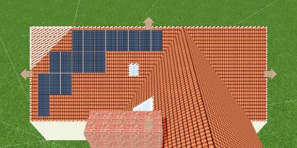Montageteam für kleinere Photovoltaikanlage 3 4KWp