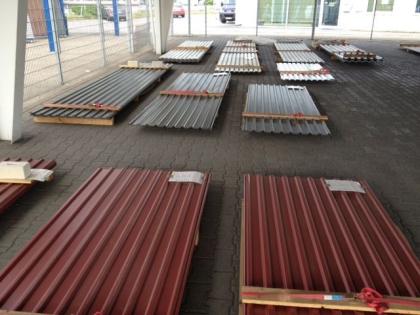 Trapezbleche Sandwichprofile Riffel/ Lochbleche/Doppelstegplatten