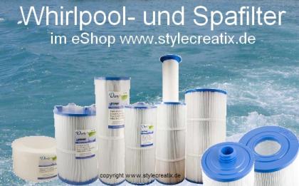 Stylecreatix Whirlpoolzubehör Filter Aquafinesse Aquachek ph-Meter Poolzube