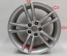 Radscheibe 19x8. 0J - SILBER mit Schaden Tesla Modell S 1054040-00-B