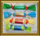 Klasse Mitgebsel für Kindergeburtstag - Bonbon mit Süssigkeit befüllt.