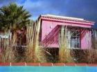 Terrasse Gartendusche Gill Kinderspielplatz auf La Palma Bungalow MORANI