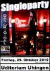 Singleparty am Freitag 29. 10. 2022 - partyduo. com - Uditorium Stadthalle Uhingen