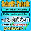 AUTOAUFKLEBER KONFIGURATOR - SCHRIFT-FABRIK. DE