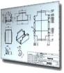 Digitalisierung Papiervorlage 2D Zeichnungen in SolidWorks Inventor. CAD Digi