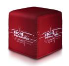 Hocker Sitzhocker Dekohocker Sitzwürfel Frohe Weihnachten Aufschrift Möbel