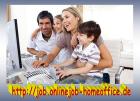 Online Job als Bürotätigkeit im Home Office am PC Arbeiten von zu Hause